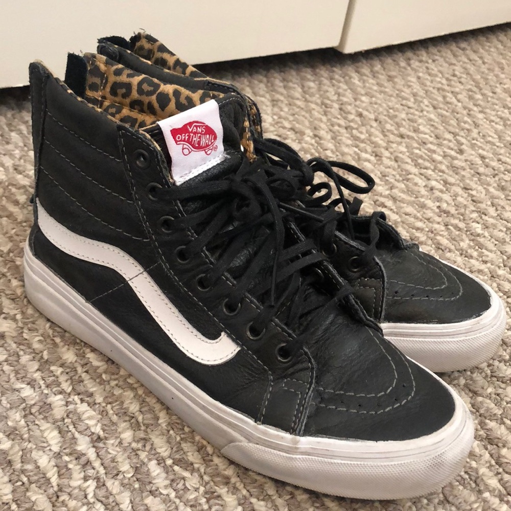 Vans leather shoes